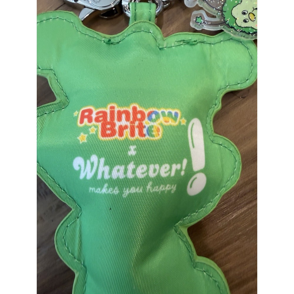 Rainbow Brite x Whatever Plush Puffy Keychain Bag Charm Hallmark Twink Green - Picture 4 of 7
